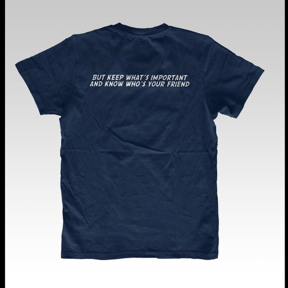 KFD Phish Trey Anastasio silhouette lot style Navy Blended lightweight T-shirt - Picture 2 of 7